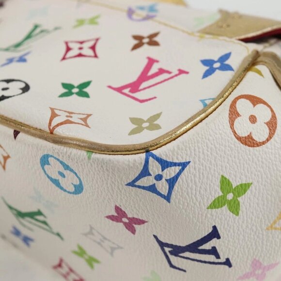 LOUIS VUITTON Monogram Multicolor Marilyn Shoulder Bag White M40206 Auth 138531A - Picture 4 of 16